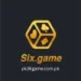 SIX GAME APK login and registration interface showing mobile gaming platform options, rewards, and secure account access for Pakistani users.