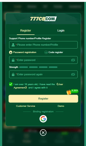 free register to win 